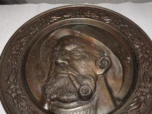 alter Kupferteller/ Wandteller - Bild 1 von 6