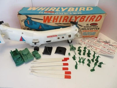 1964 Remco Whirlybird Monkey Division Helicopter WORKS - Image 1 of 4