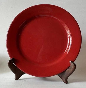 PIER 1 4er Set rote Steingut Salatteller 8 1/4 in Spanien - Bild 1 von 5