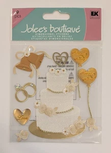 RARE Jolee's 50th Anniversary Cake Balloon Rings Scrapbooking Stickers - Picture 1 of 2