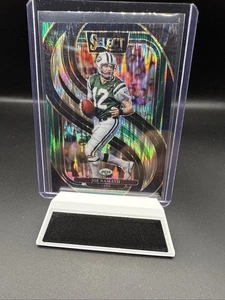 Panini Select 2024 - Premier Level Joe Namath #170 negro y verde Shock Prizm - Imagen 1 de 2