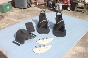 HO EXTREME - WATER SKI BINDINGS - FULL SET - ADULT -PARTS - USED - Picture 1 of 4