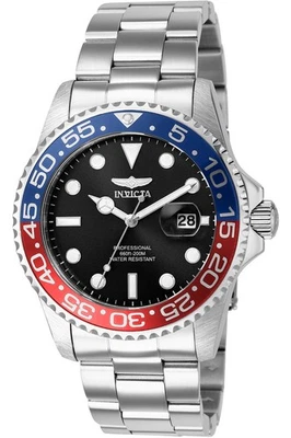 Invicta Diver Pro 36545 Pepsi Quarz 42 mm gebraucht Armbanduhr, Garantie 04/2027 - Bild 1 von 4