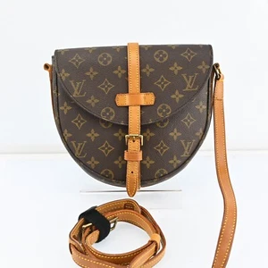 Louis Vuitton Monogram Chantilly MM Shoulder CrossBody Bag M51233 E3329CR705 - Picture 1 of 23
