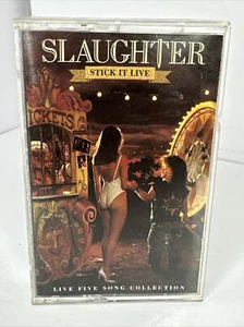 Vintage 1990 cassette : SLAUGHTER Stick It (Live) : CF2 21816 - Picture 1 of 4