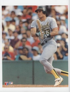 1989 TV Sports Mailbag 8x10s Jose Canseco #125