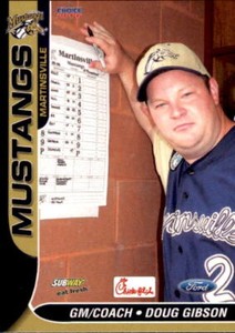 2006 Martinsville Mustangs Choice 27 Doug Gibson Ridgeway Virginia Baseball Card