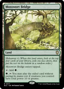 Magic The Gathering Mosswort Bridge - Bloomburrow Commander #317 - Imagen 1 de 1