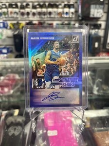 JALEN BRUNSON 2019-20 Panini Donruss SIGNATURE SERIES AUTOGRAPH NY KNICKS AUTO