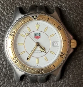 Tag Heuer Professional WG1150 Men’s White Dial Runs Perfectly ***Needs Band*** - Picture 1 of 4