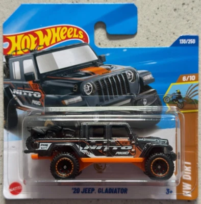 2025 Hot Wheels 20 JEEP GLADIATOR SUPER TREASURE HUNT Short Card HW Dirt sth - Image 1 of 3