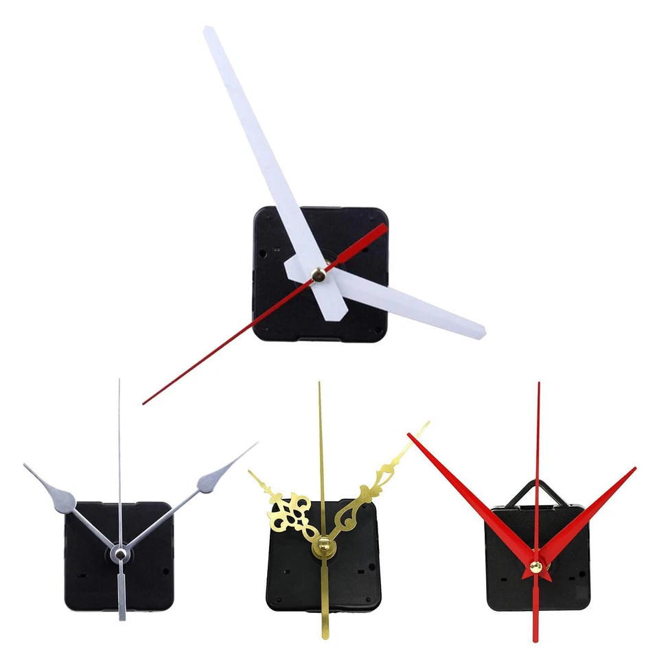 Clock Movement with Hands Mechanism Fittings Battery Powered Replacement Kit - Image 1 of 1