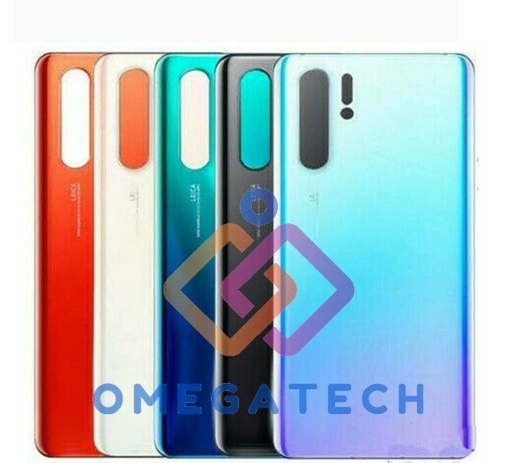 OMEGATECH Scocca Posteriore batteria +Colla per Huawei P30 Pro VOG-L09 VOG-L29 Vetro Cover