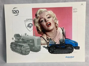 1980s ARGO 40x30cm Tractor Art Print LANDINI 120yr Anniversary Marylin Monroe - Picture 1 of 6