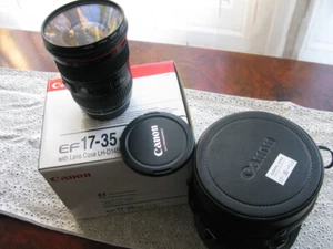 Canon Ultrasonic Wide Angle EF17-35mm f/2.8L w.Lens Case and Hood EW-83C boxed - Picture 1 of 8