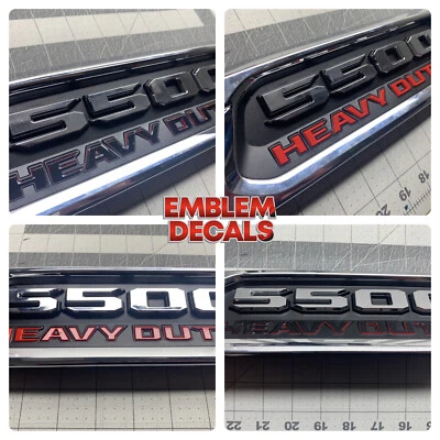 Ram  3500 "HEAVY DUTY" Hood Emblem Decal Overlay 2019 2020 2021 2022 Foto 1 de 4