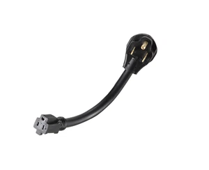 Plasma Autter Adapter Cord NEMA 6-50P to 5-15R for Welder-250V 10AWG UL ETL List - Foto 1 di 4