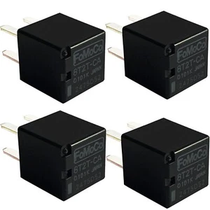 4Pcs 8T2T-CA 0101K 12VDC 4-Pin 20A Plug-in Automotive Relay - Picture 1 of 5