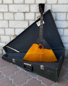 Balalaika Secunda original concert vintage Soviet folk Instrument 70s - Picture 1 of 21