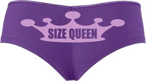 Size Queen of Spades Love BBC Sexy Purple Boyshort for HotWife Plus Sizes Too - Picture 1 of 17