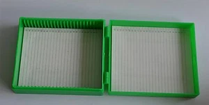 2pcs Microscope Slides Box Slide Storage Holds 25 Slides Send Randomly - Picture 1 of 4
