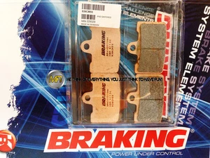 PER BUELL 1125 R  2008 08 PASTIGLIE ANTERIORE SINTERIZZATE FRENO BRAKING CM55 SP - Imagen 1 de 1