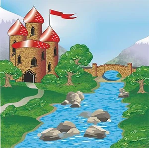 CS1 selbstklebende traditionelle Schlösser für Kanal/Schmale Bootsdekoration & Kanalia - Bild 1 von 2