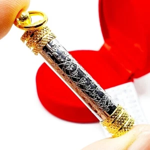 Thai Powerful Amulet Takrut Yant Kroh Phet Diamond Armor Talisman Pendant - Picture 1 of 3