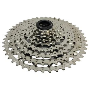 SunRace 9 Speed Cassette 11-46T CSU-980 9AZ MTB or E-MTB Silver NEW - Picture 1 of 5
