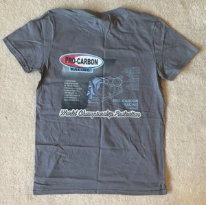 NUEVA CAMISETA PRO CARBON MOTOCROSS MX ENDURO QUAD HOMBRE/JUVENIL TALLA PEQUEÑA GRIS - Imagen 1 de 4