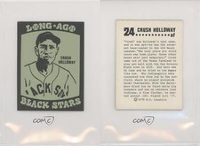 1978 Fleer Laughlin Long Ago Black Stars Crush Holloway #24