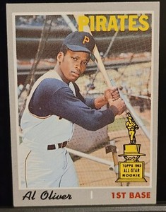 1970 TOPPS #166 AL OLIVER VG+ PIRATES NICELY CENTERED HOF