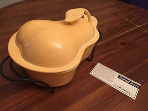 Cook Street "BIRNE" Gourmet Servierplatte ~ Porzellan Servierschale mit Wiege ~ 1 1/2 Quart. - Bild 1 von 6