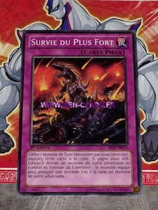 Yu Gi Oh Karte ÜBERLEBEN DES STÄRKSTEN SHSP-FR079x3 - Bild 1 von 1