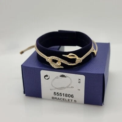 Swarovski Power Armband Beige Gold Größe S verstellbar Bracelet S-Hook 5551806 - Bild 1 von 4