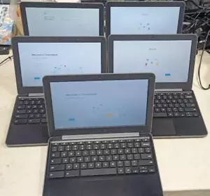 5) ASUS Chromebook C202SA Ruggedized 11.6" N3060 1.6GHz 4GB 16GB Playstore Gray - Picture 1 of 6