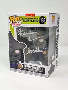 Autografo François Chau TMNT Super Shredder #1138 firmato Funko Pop certificato JSA - Foto 1 di 7