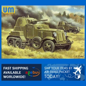 BA-10 Veicolo corazzato sovietico WWII 1/48 scala kit modellino plastica UniModel 501 - Foto 1 di 12