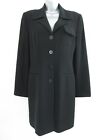 Style Moda Italiana 10 Long Black Suit Jacket Blazer Tapered Form Fit Women's 10