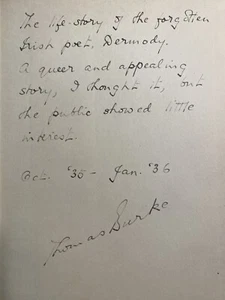 1936 Vagabond Minstrel by Thomas Burke SIGNED 1st Ed. - AMAZING INSCRIPTION! - Bild 1 von 6