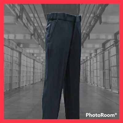 Tact Squad 7002 Polyester 4-Pocket Uniform Pants SIZE 36 NAVY w/grey stripe CCA - Image 1 of 4