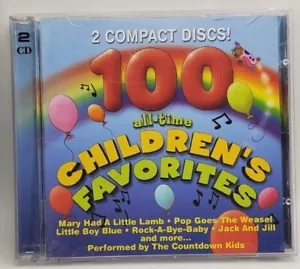 100 All-Time Children's Favorites 2 CD Set, Pre-owned, Very Good Condition, 2001 - Picture 1 of 4