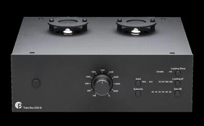 Pro Ject Tube Box DS3 B - True Balanced Röhren-Phonovorverstärker SCHWARZ - Bild 1 von 3