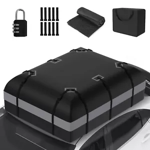 600L Auto Dachbox Dachkoffer Faltbar Dachtasche Wasserdicht Aufbewahrungsbox Neu - Bild 1 von 9