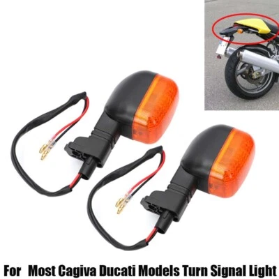 1 Pair Of Indicators For Cagiva Ducati Turn Signal Blinker Winker Front or Rear - Image 1 of 4