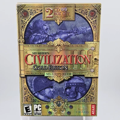Civilization III: Gold Edition, 2003, Small Box, New & Sealed - Image 1 of 4
