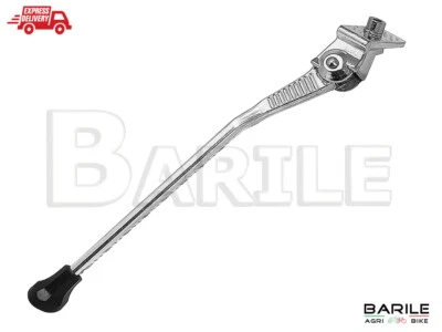 BARILEAGRIBIKE Cavalletto Bici Laterale in Alluminio Con Gommino MTB - City Bike - Bimbo 305 mm