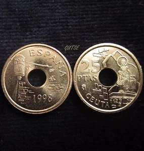 *GUTSE* 25 PESETAS 1998, "CEUTA", SIN CIRCULAR. - Picture 1 of 1