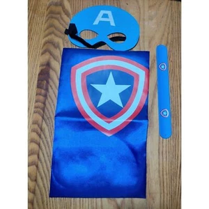 Superheld Kostüm Maske, Cape & Slap Armband Neu Kinder Einheitsgröße - Bild 1 von 3