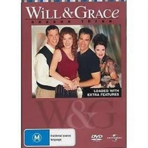 WILL & GRACE: Season 3: 4DVD NEW - Picture 1 of 1